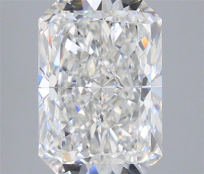 5.07 Carat Radiant Shaped, Ideal Cut, F Color, VS1 Clarity, IGI Certified Lab Grown Diamond