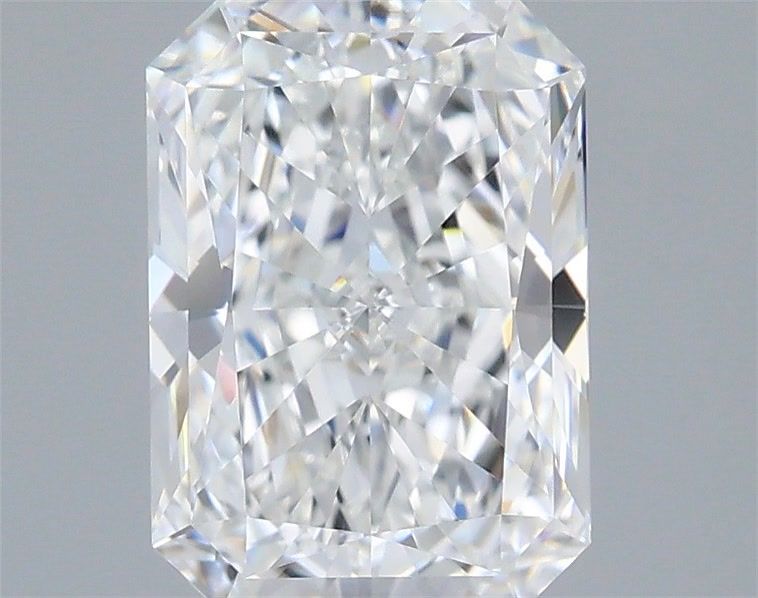 1.52 Carat Radiant Shaped, Very Good Cut, E Color, IF Clarity, IGI Certified Lab Grown Diamond