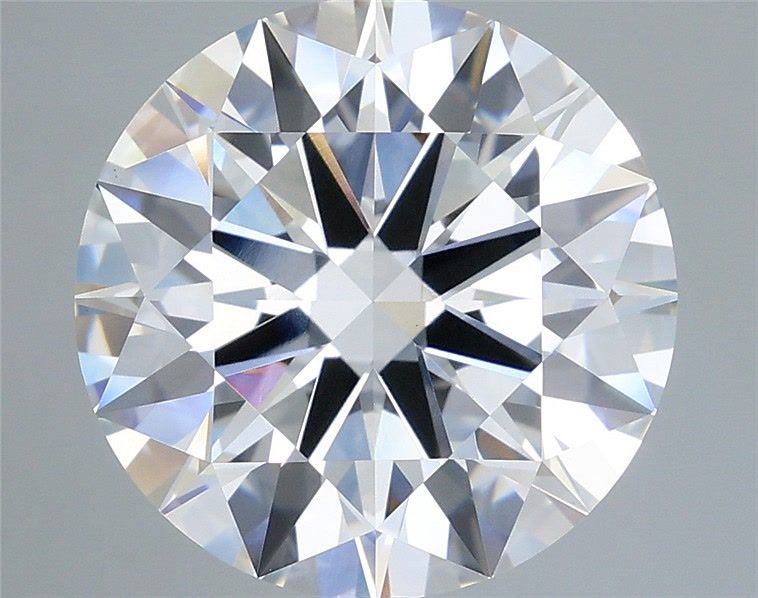 6.10 Carat Round Shaped, Ideal Cut, E Color, VVS2 Clarity, IGI Certified Lab Grown Diamond