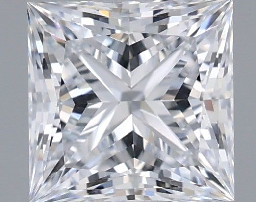 1.06 Carat Princess Shaped, Ideal Cut, D Color, VVS1 Clarity, IGI Certified Lab Grown Diamond