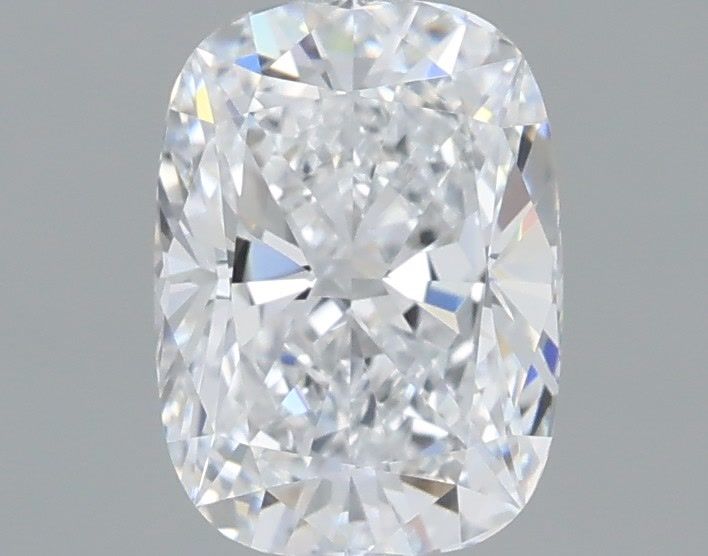 0.91 Carat Cushion Shaped, Ideal Cut, D Color, VVS2 Clarity, IGI Certified Lab Grown Diamond