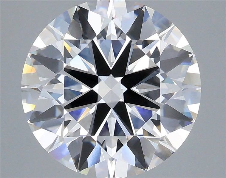 6.06 Carat Round Shaped, Ideal Cut, E Color, VVS2 Clarity, IGI Certified Lab Grown Diamond