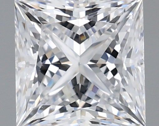 1.04 Carat Princess Shaped, Ideal Cut, D Color, VVS1 Clarity, IGI Certified Lab Grown Diamond