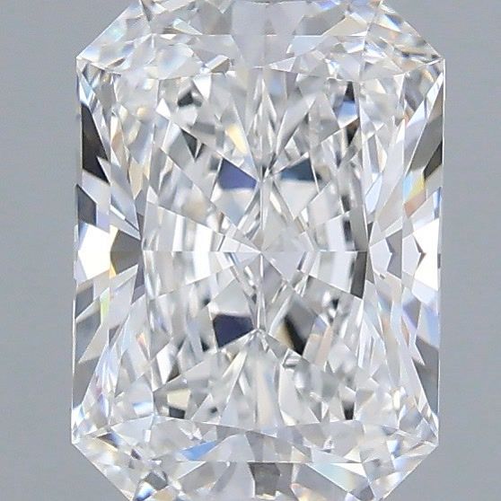1.53 Carat Radiant Shaped, Very Good Cut, D Color, FL Clarity, IGI Certified Lab Grown Diamond