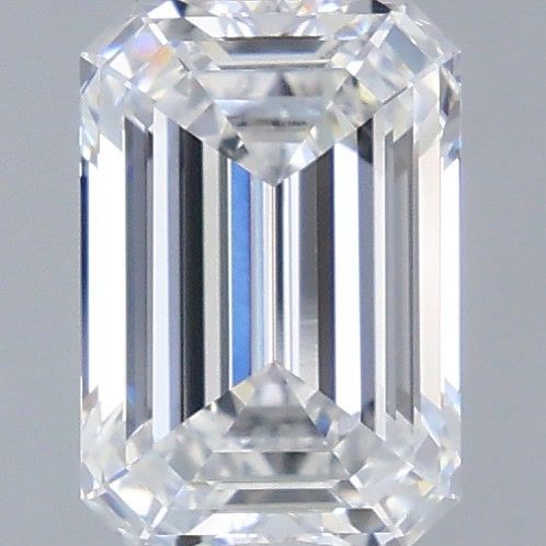 1.60 Carat Emerald Shaped, Ideal Cut, D Color, VVS2 Clarity, IGI Certified Lab Grown Diamond