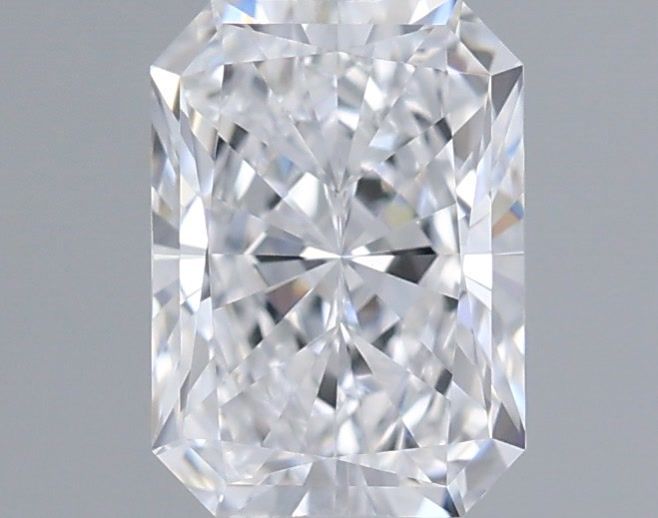 0.93 Carat Radiant Shaped, Ideal Cut, D Color, VVS1 Clarity, IGI Certified Lab Grown Diamond