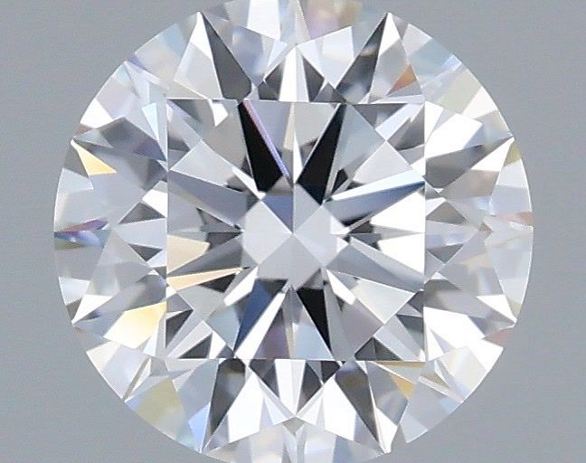 1.04 Carat Round Shaped, Ideal Cut, D Color, VVS2 Clarity, IGI Certified Lab Grown Diamond