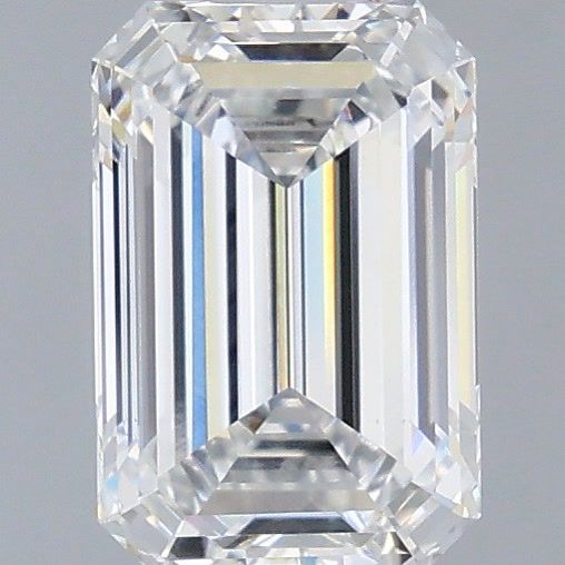 1.60 Carat Emerald Shaped, Ideal Cut, E Color, VVS2 Clarity, IGI Certified Lab Grown Diamond