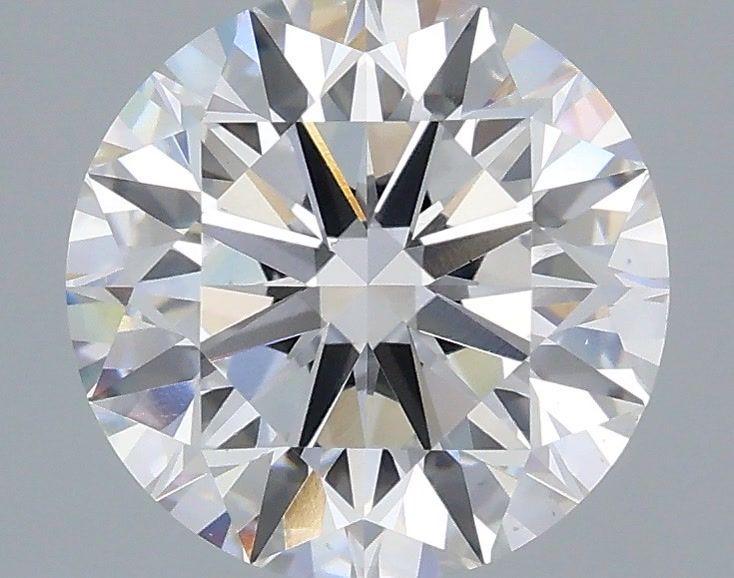 2.91 Carat Round Shaped, Excellent Cut, F Color, VS1 Clarity, IGI Certified Lab Grown Diamond