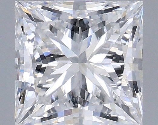 0.54 Carat Princess Shaped, Very Good Cut, D Color, VS1 Clarity, IGI Certified Lab Grown Diamond