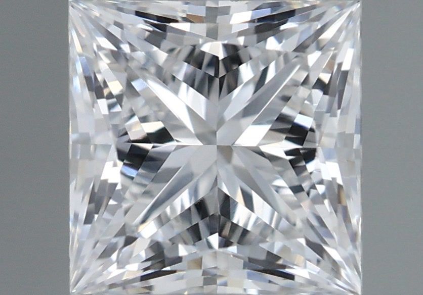 1.09 Carat Princess Shaped, Very Good Cut, E Color, VVS2 Clarity, IGI Certified Lab Grown Diamond