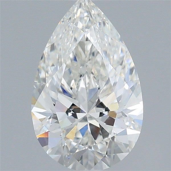 1.05 Carat Pear Shaped, Ideal Cut, F Color, VVS2 Clarity, IGI Certified Lab Grown Diamond