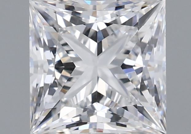 1.22 Carat Princess Shaped, Ideal Cut, D Color, VVS2 Clarity, IGI Certified Lab Grown Diamond
