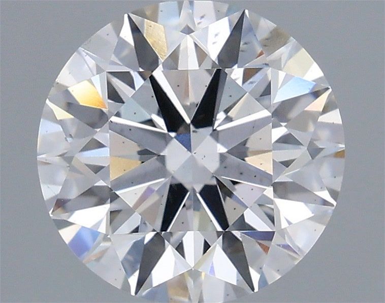 2.08 Carat Round Shaped, Ideal Cut, G Color, SI1 Clarity, IGI Certified Lab Grown Diamond