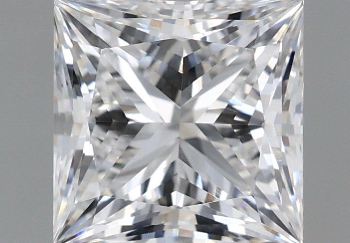 1.50 Carat Princess Shaped, Ideal Cut, E Color, VVS1 Clarity, IGI Certified Lab Grown Diamond