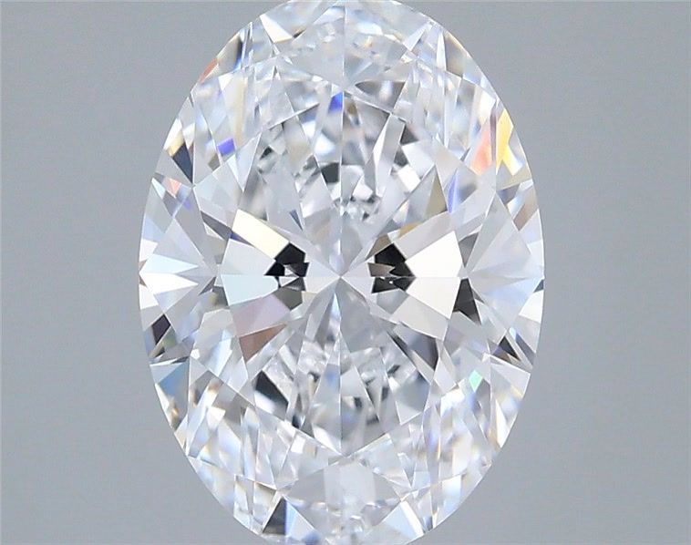 2.08 Carat Oval Shaped, Very Good Cut, D Color, VVS1 Clarity, IGI Certified Lab Grown Diamond