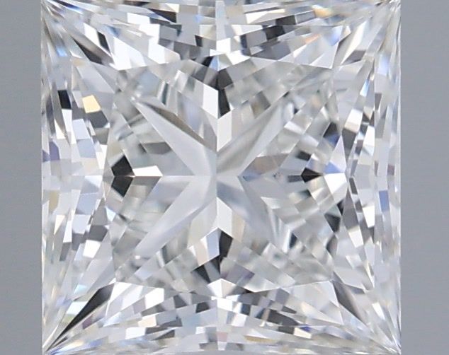 2.06 Carat Princess Shaped, Ideal Cut, E Color, VVS2 Clarity, IGI Certified Lab Grown Diamond