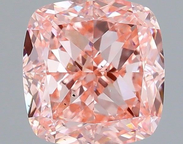 2.00 Carat Cushion Shaped, Very Good Cut, FANCY VIVID PINK Color, VS2 Clarity, IGI Certified Lab Grown Diamond
