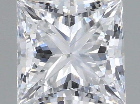 0.76 Carat Princess Shaped, Very Good Cut, D Color, VVS2 Clarity, IGI Certified Lab Grown Diamond