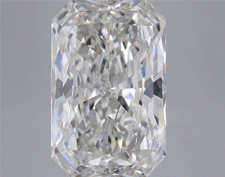 5.07 Carat Radiant Shaped, Very Good Cut, H Color, VVS2 Clarity, IGI Certified Lab Grown Diamond