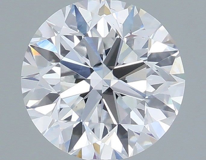 1.38 Carat Round Shaped, Very Good Cut, D Color, VS2 Clarity, IGI Certified Lab Grown Diamond