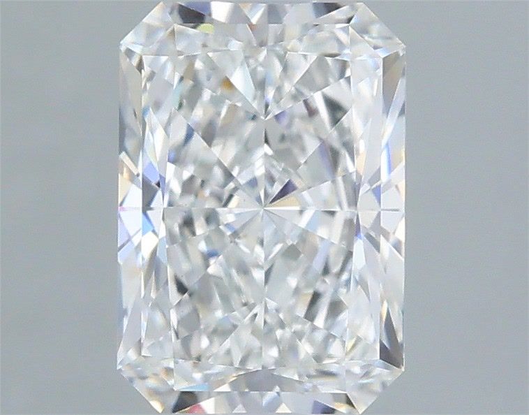 1.58 Carat Radiant Shaped, Ideal Cut, E Color, VVS2 Clarity, IGI Certified Lab Grown Diamond