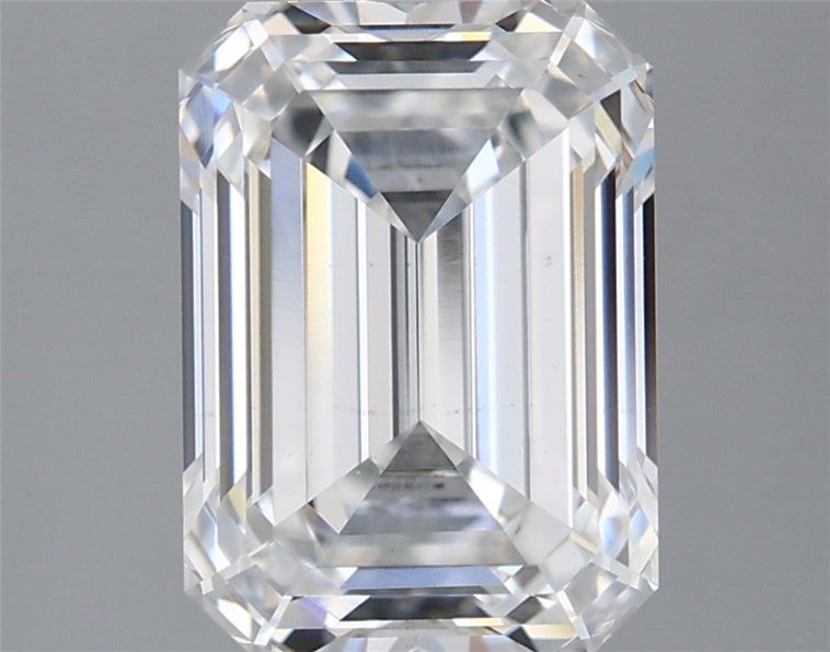 2.55 Carat Emerald Shaped, Ideal Cut, E Color, VS2 Clarity, IGI Certified Lab Grown Diamond