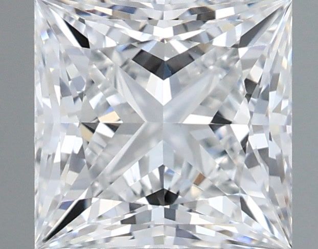 1.41 Carat Princess Shaped, Ideal Cut, D Color, VVS2 Clarity, IGI Certified Lab Grown Diamond