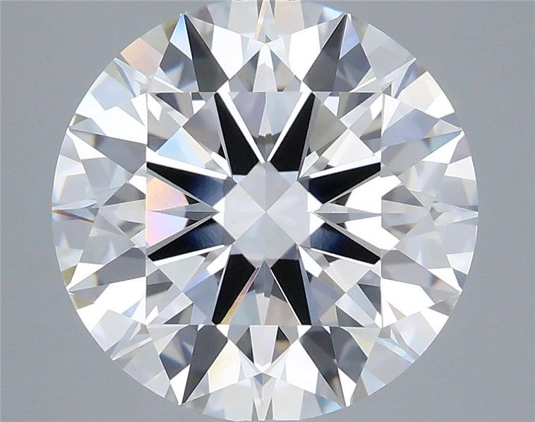 6.10 Carat Round Shaped, Ideal Cut, E Color, VVS2 Clarity, IGI Certified Lab Grown Diamond