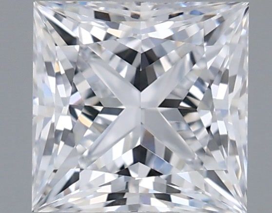 1.05 Carat Princess Shaped, Ideal Cut, D Color, VVS1 Clarity, IGI Certified Lab Grown Diamond