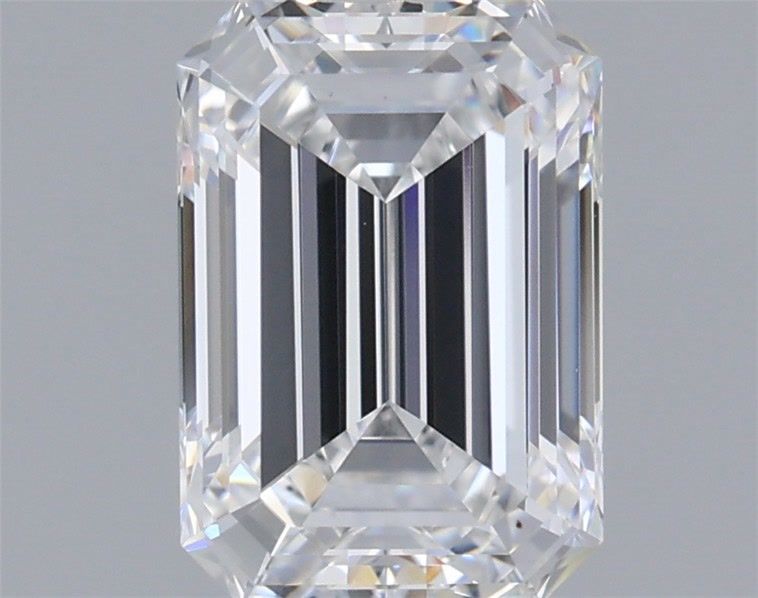 1.33 Carat Emerald Shaped, Ideal Cut, D Color, VVS2 Clarity, IGI Certified Lab Grown Diamond