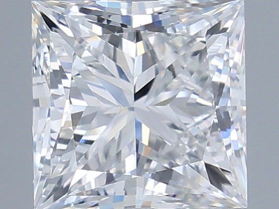 1.00 Carat Princess Shaped, Very Good Cut, D Color, VVS2 Clarity, IGI Certified Lab Grown Diamond