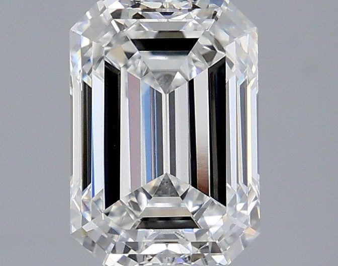 2.09 Carat Emerald Shaped, Ideal Cut, E Color, VVS2 Clarity, IGI Certified Lab Grown Diamond