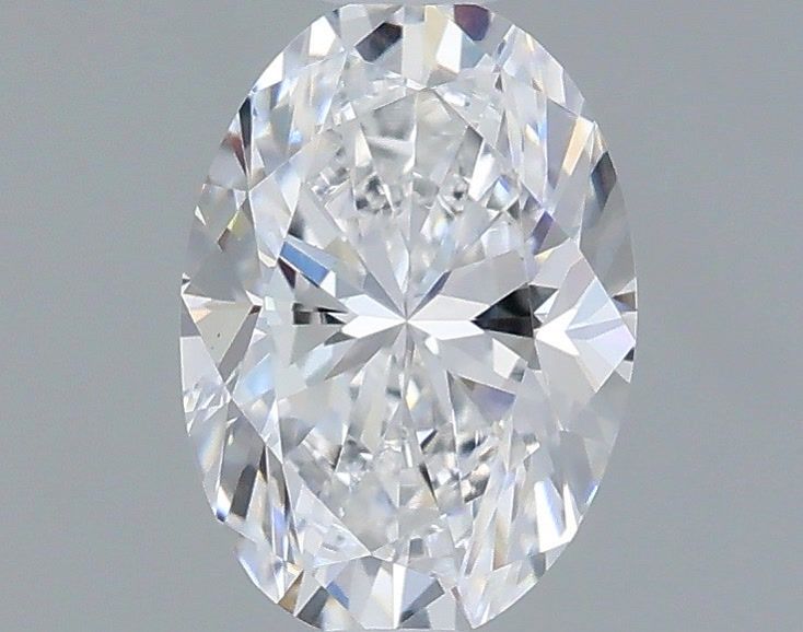 0.57 Carat Oval Shaped, Very Good Cut, D Color, VS1 Clarity, IGI Certified Lab Grown Diamond
