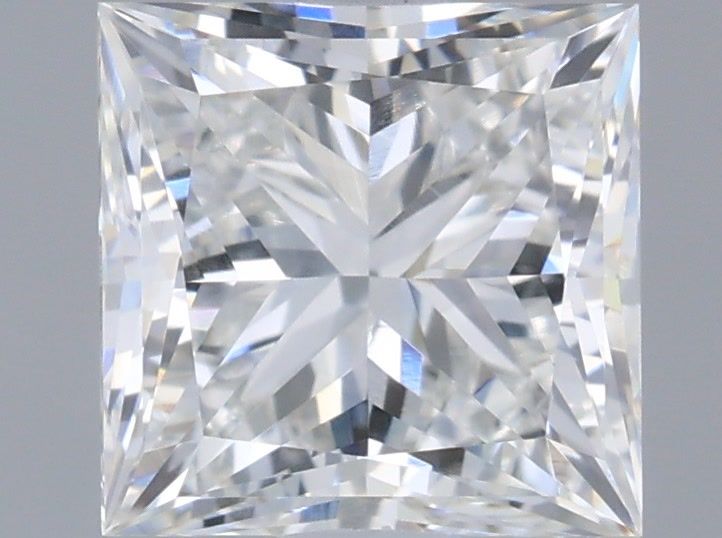 1.06 Carat Princess Shaped, Very Good Cut, E Color, VVS2 Clarity, IGI Certified Lab Grown Diamond