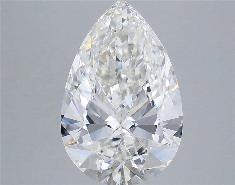 7.05 Carat Pear Shaped, Very Good Cut, F Color, VVS2 Clarity, IGI Certified Lab Grown Diamond