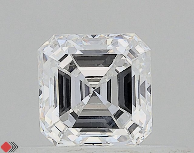0.34 Carat Asscher Shaped, Ideal Cut, D Color, VS1 Clarity, IGI Certified Lab Grown Diamond
