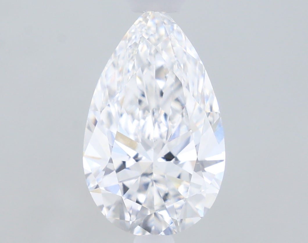1.11 Carat Pear Shaped, Ideal Cut, D Color, VS1 Clarity, IGI Certified Lab Grown Diamond