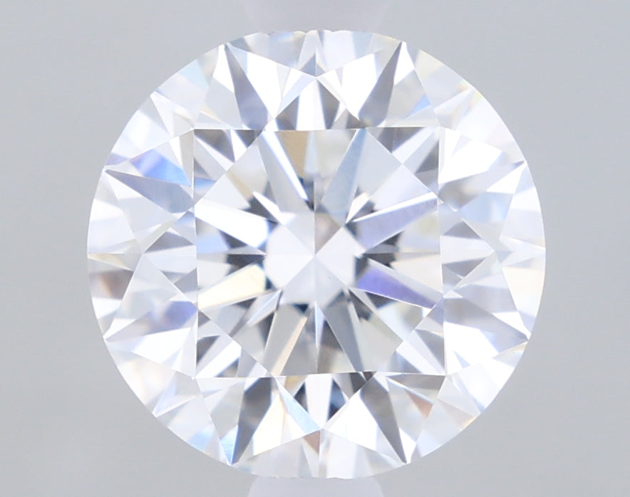 1.21 Carat Round Shaped, Ideal Cut, D Color, VVS2 Clarity, IGI Certified Lab Grown Diamond