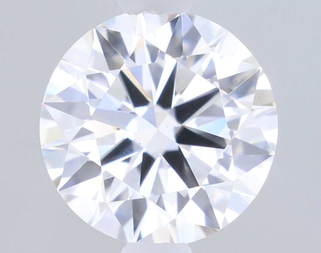 1.09 Carat Round Shaped, Ideal Cut, D Color, VS2 Clarity, IGI Certified Lab Grown Diamond