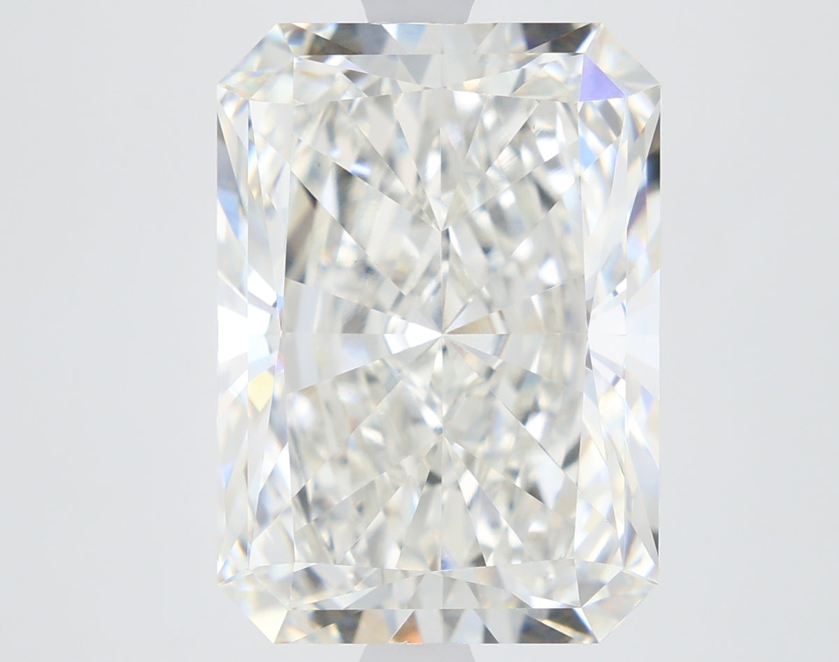 5.14 Carat Radiant Shaped, Ideal Cut, G Color, VVS2 Clarity, IGI Certified Lab Grown Diamond