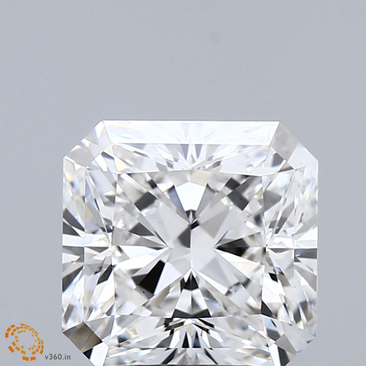 2.63 Carat Radiant Shaped, Ideal Cut, E Color, VS1 Clarity, IGI Certified Lab Grown Diamond