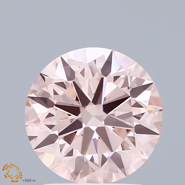2.10 Carat Round Shaped, Excellent Cut, FANCY INTENSE PINK Color, VS1 Clarity, IGI Certified Lab Grown Diamond