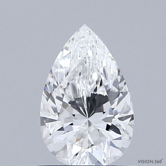 0.66 Carat Pear Shaped, Excellent Cut, E Color, VS1 Clarity, IGI Certified Lab Grown Diamond