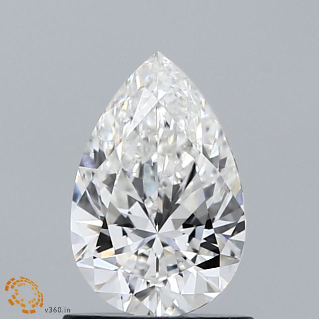 0.92 Carat Pear Shaped, Ideal Cut, E Color, VS1 Clarity, IGI Certified Lab Grown Diamond