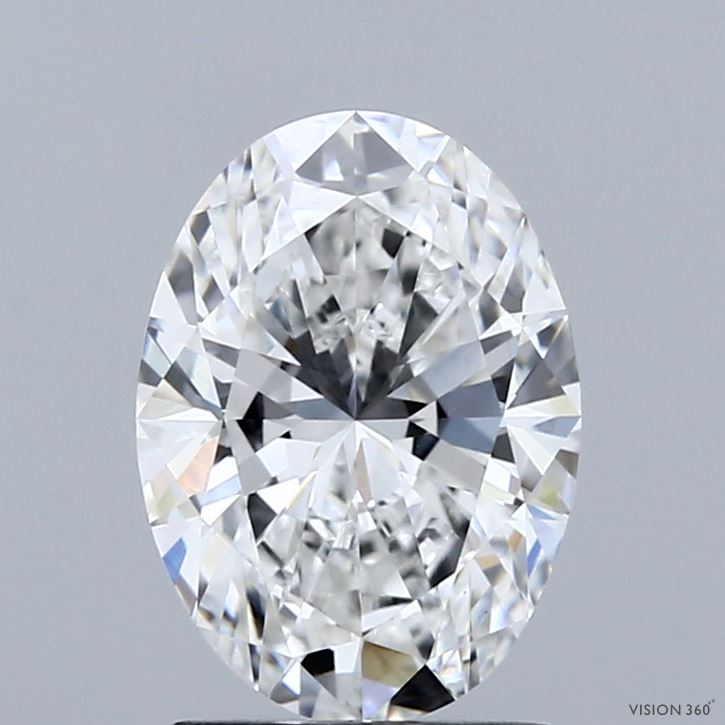 1.84 Carat Oval Shaped, Ideal Cut, E Color, VS1 Clarity, IGI Certified Lab Grown Diamond