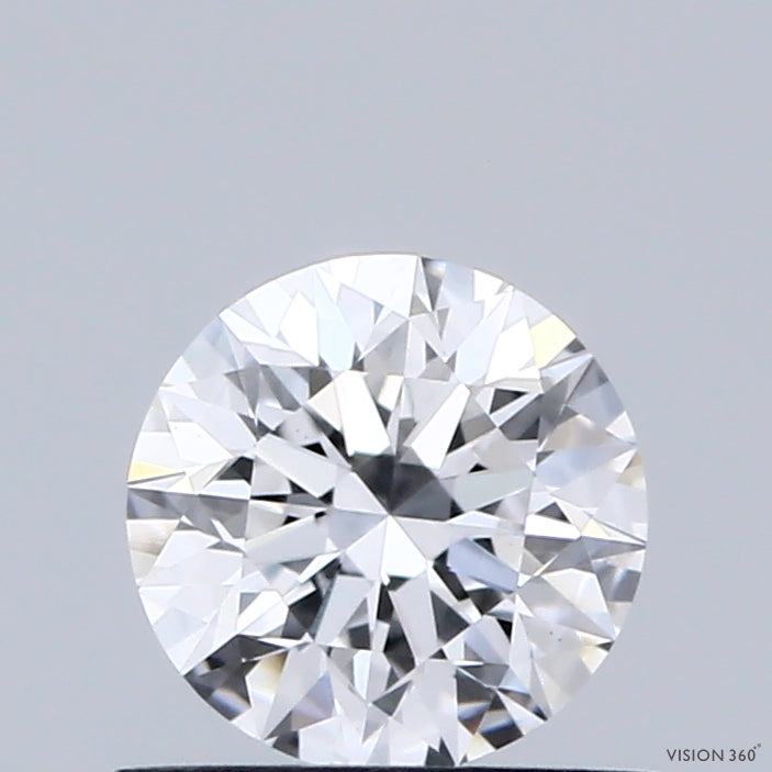 0.67 Carat Round Shaped, Excellent Cut, D Color, VS1 Clarity, IGI Certified Lab Grown Diamond