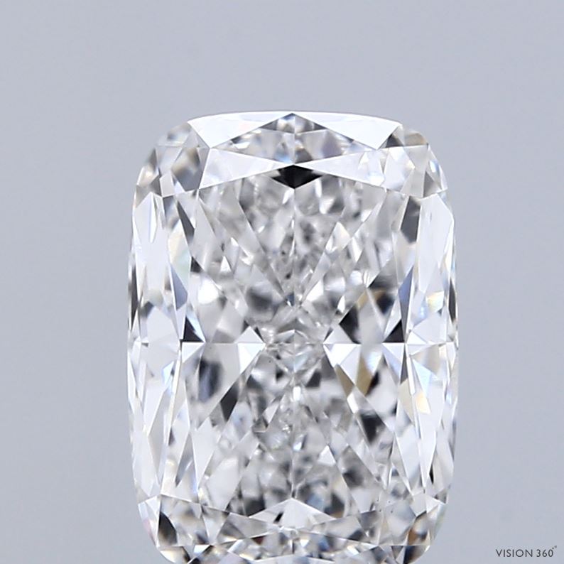 3.05 Carat Cushion Shaped, Very Good Cut, E Color, VVS2 Clarity, IGI Certified Lab Grown Diamond