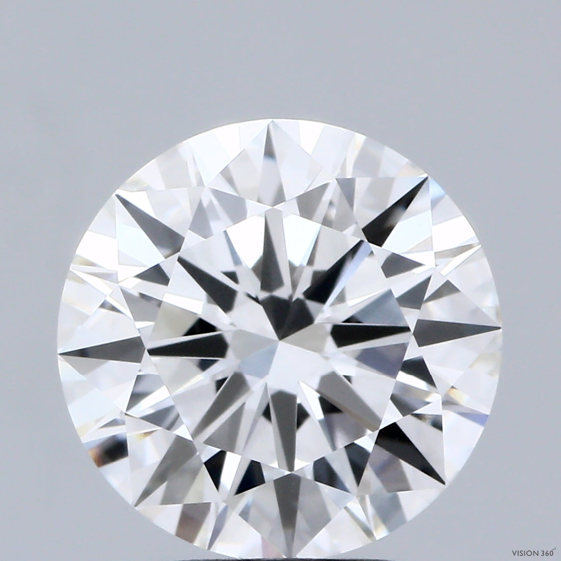 4.02 Carat Round Shaped, Ideal Cut, F Color, VVS2 Clarity, IGI Certified Lab Grown Diamond