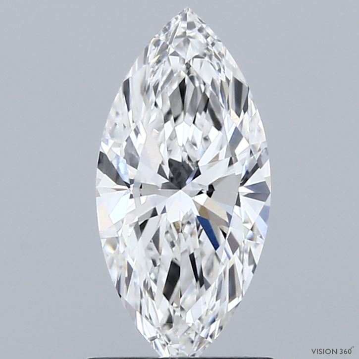 1.22 Carat Marquise Shaped, Ideal Cut, E Color, VVS1 Clarity, IGI Certified Lab Grown Diamond